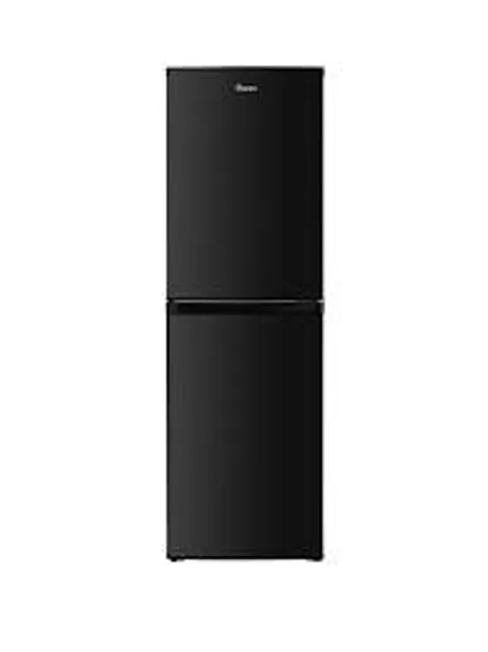 BOXED SWAN SR15681B 143CM HIGH, 55CM WIDE TALL LARDER FRIDGE - BLACK