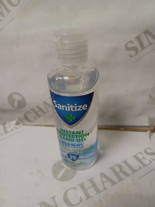 BOX OF 24 SANITIZE INSTANT PROTECTION 75% ALCOHOL HAND GEL 100ML BOTTLES