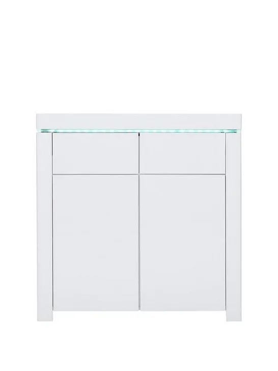 BOXED GRADE 1 ATLANTIC LED COMPACT SIDEBOARD (1 BOX)  RRP £179