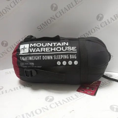 MOUNTAIN WAREHOUSE LIGHTWEIGHT DOWN SLEEPING BAG 