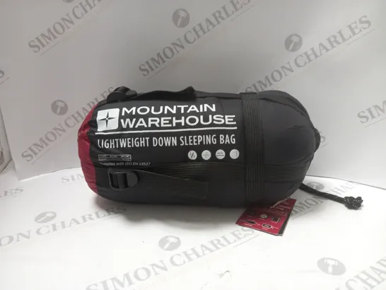 MOUNTAIN WAREHOUSE LIGHTWEIGHT DOWN SLEEPING BAG 