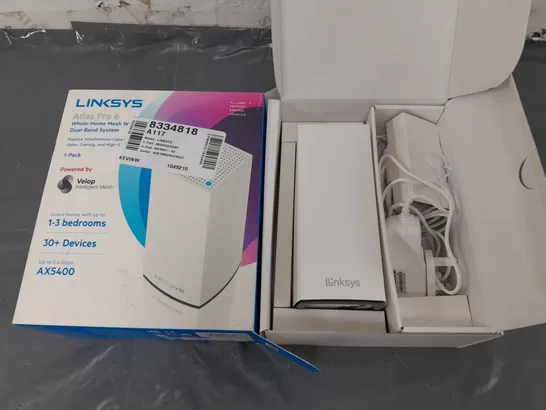 BOXED LINKSYS ATLAS PRO 6 WHOLE HOME MESH WIFI DUAL BAND SYSTEM 