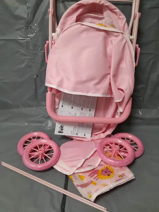 BOO JUNIOR PRAM & BAG IN PINK