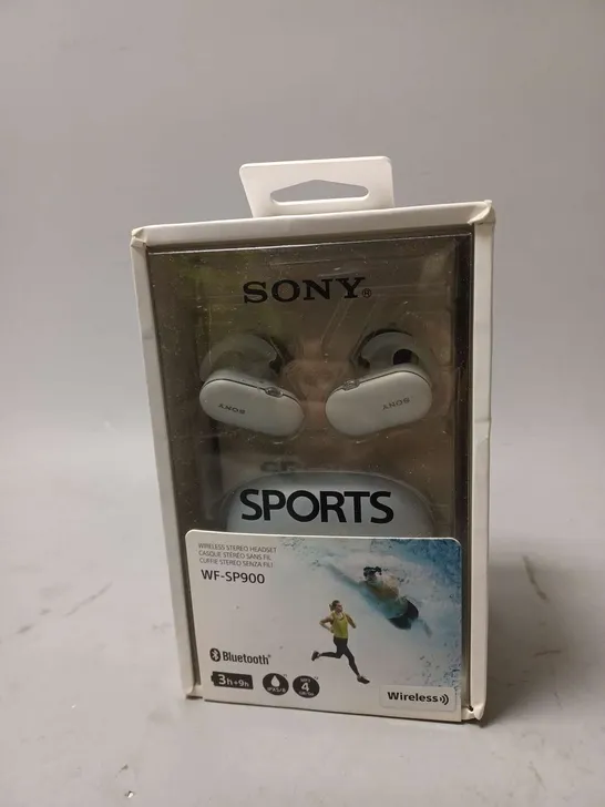 BOXED SONY WF-SP900 TRUE WIRELESS SPORTS HEADPHONES