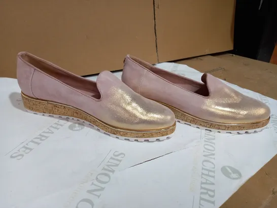 MODA IN PELLE ELRORI ROSE GOLD OMBRE LEATHER SIZE 7