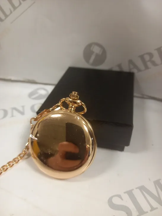 MENS EDISON POCKET WATCH WITH CHAIN