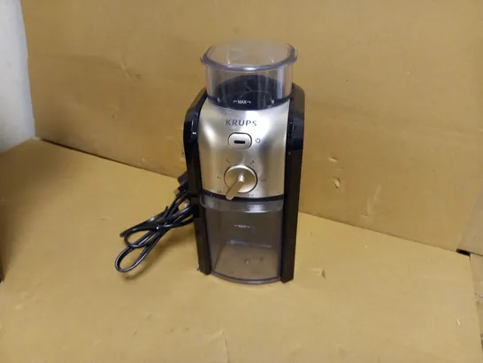 KRUPS EXPERT BURR GRINDER FOR COFFEE BEANS