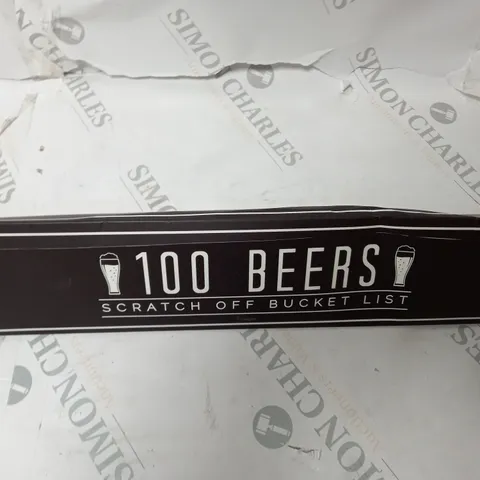 100 BEERS-SCRATCH OFF BUCKET LIST