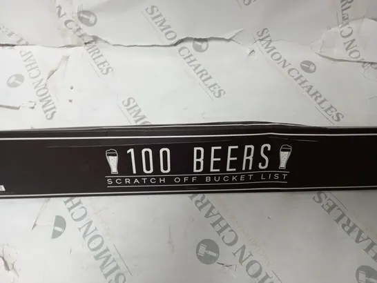 100 BEERS-SCRATCH OFF BUCKET LIST