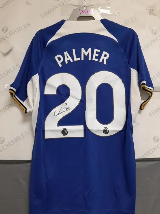 SIGNED COLE PALMER CHELSEA FC 24/25 HOME SHIRT SIZE S 