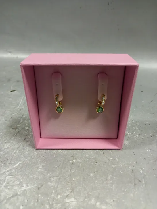 SWAROVSKI MINI HOOP EARRINGS 