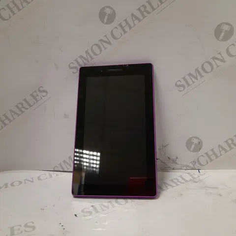 LENOVO ANDRIOD TABLET IN PURPLE