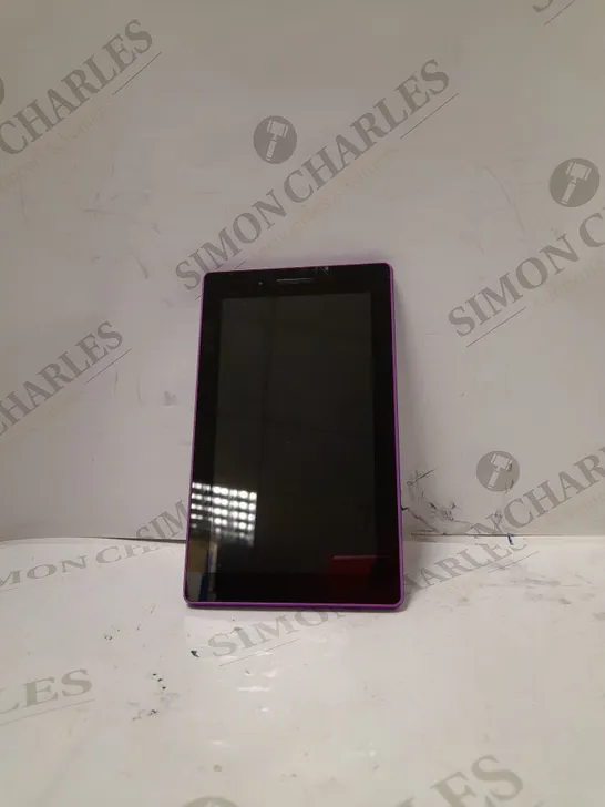 LENOVO ANDRIOD TABLET IN PURPLE