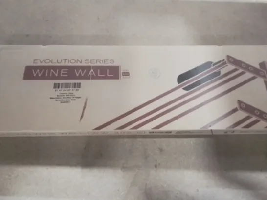 BOXED EVOLUTION SERIES WINE WALL 