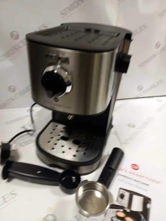 BOXED COOK'S ESSENTIALS PUMP ESPRESSO COFFEE MACHINE