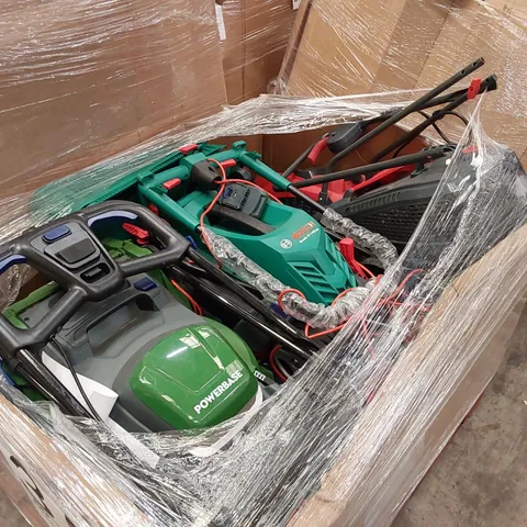 PALLET OF APPROXIMATELY 6 ASSORTED LAWN MOWERS