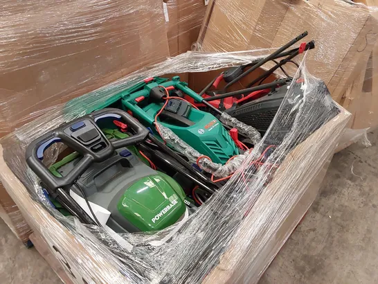 PALLET OF APPROXIMATELY 6 ASSORTED LAWN MOWERS