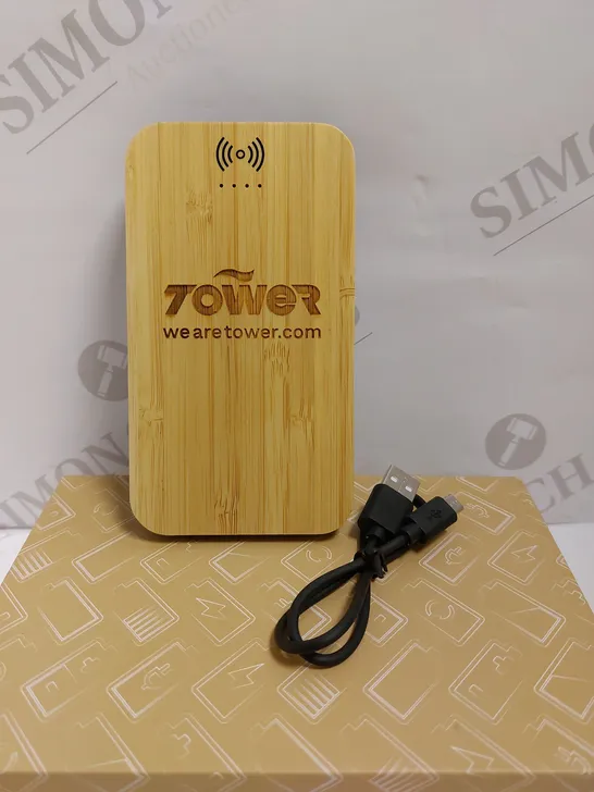 PF CONCEPT AVENUE BAMBOO AND FABRIC POWER BANK - 6000 MAH