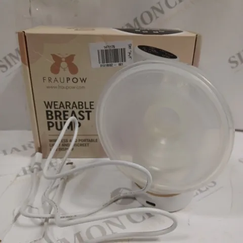 FRAUPOW WEARABLE BREAST PUMP 