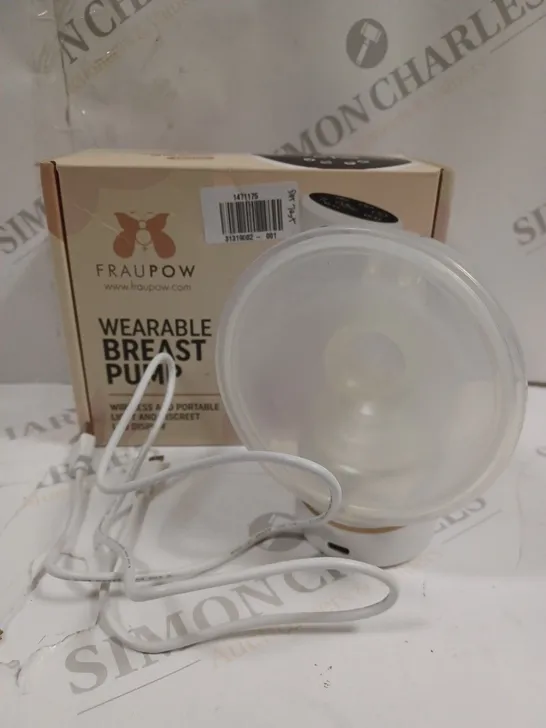 FRAUPOW WEARABLE BREAST PUMP 