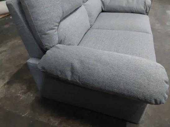 DESIGNER TWO SEATER SOFA GREY FABRIC 