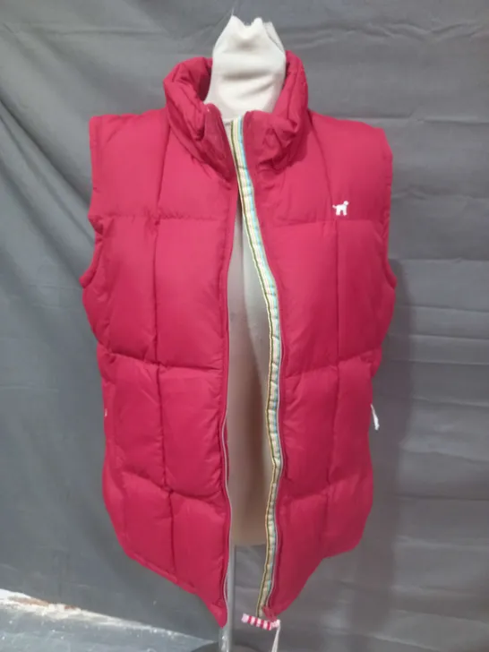 JOULES B EXPRESSO ROBIN PADDED GILET - SIZE 16