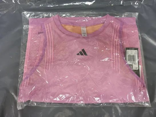 BAGGED ADIDAS Y-TANK PRO TOP IN PURPLE - UK SMALL