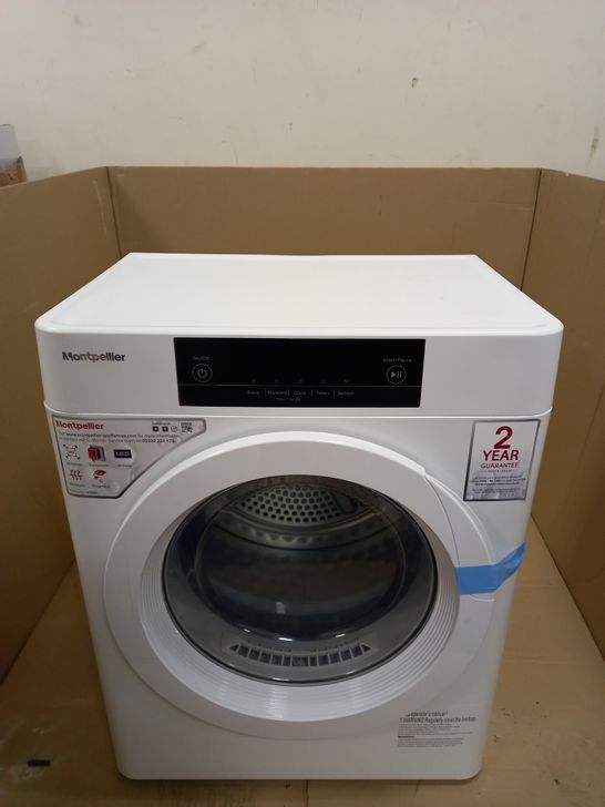 MONTPELLIER MTD30P FREESTANDING COMPACT VENTED TUMBLE DRYER 