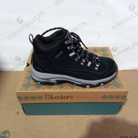 BOXED PAIR OF SKECHERS - SIZE 3