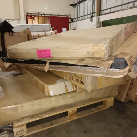 PALLET OF ASSORTED FLAT PACK FURNITURE PARTS 