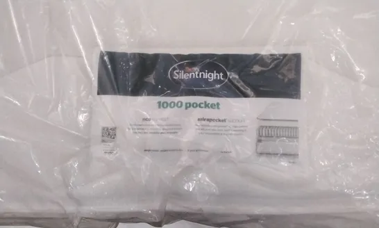 QUALITY BAGGED SILENTNIGHT ECO COMFORT POCKET SPRUNG 1000 DOUBLE 4'6" MATTRESS