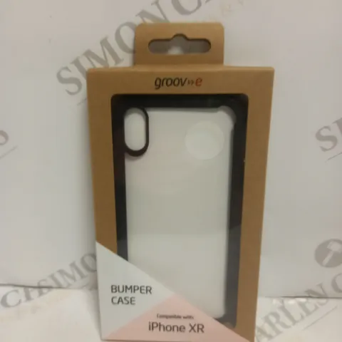 BOX OF 100 BRAND NEW BOXED GROOV-E IPHONE XR BUMPER PHONE CASES IN BLACK 