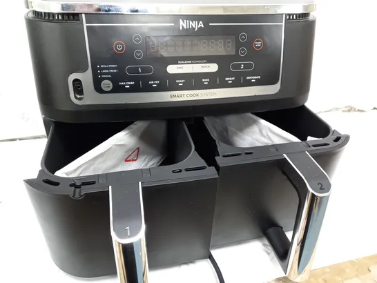 BOXED NINJA FOODI MAX DUAL ZONE 9.5L AIR FRYER AF451UK