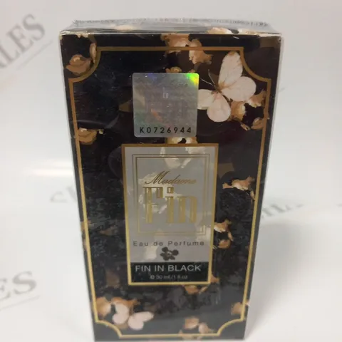 BOXED AND SEALED MADAME FIN EAU DE PERFUME FIN IN BLACK 30ML