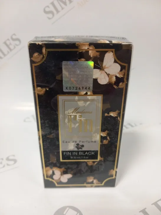 BOXED AND SEALED MADAME FIN EAU DE PERFUME FIN IN BLACK 30ML