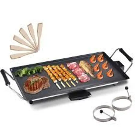 BOXED COSTWAY 48 X 27cm ELECTRIC TEPPANYAKI TABLE GRIDDLE