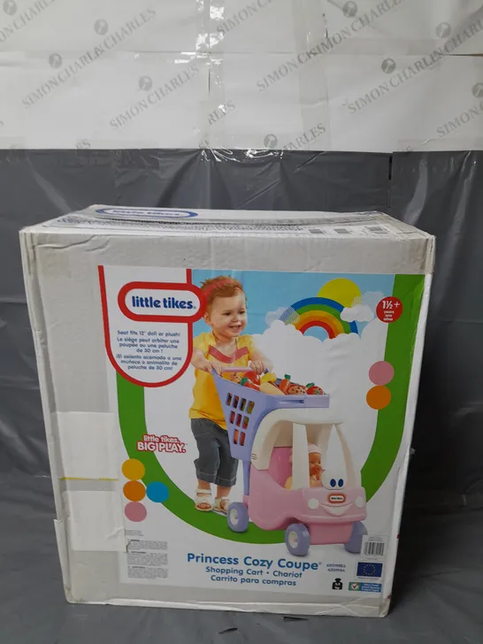 LITTLE TIKES PRINCESS COZY COUPE SHOPPING CART RRP £50.99