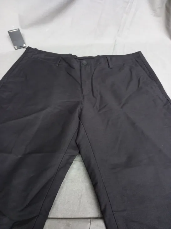 MASSIMO DUTTI BLACK TROUSERS - UK 46