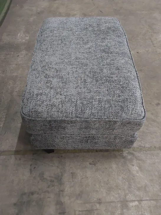 DURY CHUNKY WEAVE FOOTSTOOL - GREY