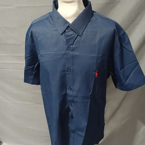 POLO RALPH LAUREN SHORT SLEEVED SHIRT IN NAVY SIZE UNSPECIFIED