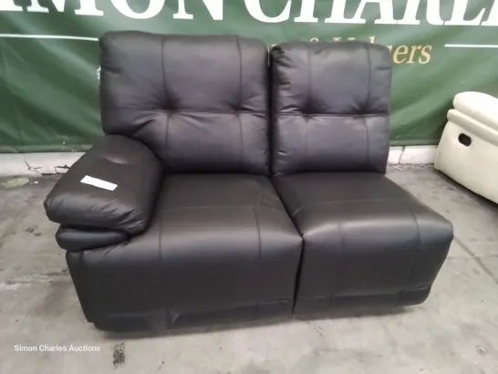 TWO DESIGNER MILAN SECTIONS, LHF MANUAL RECLINER & ARMLESS SECTION