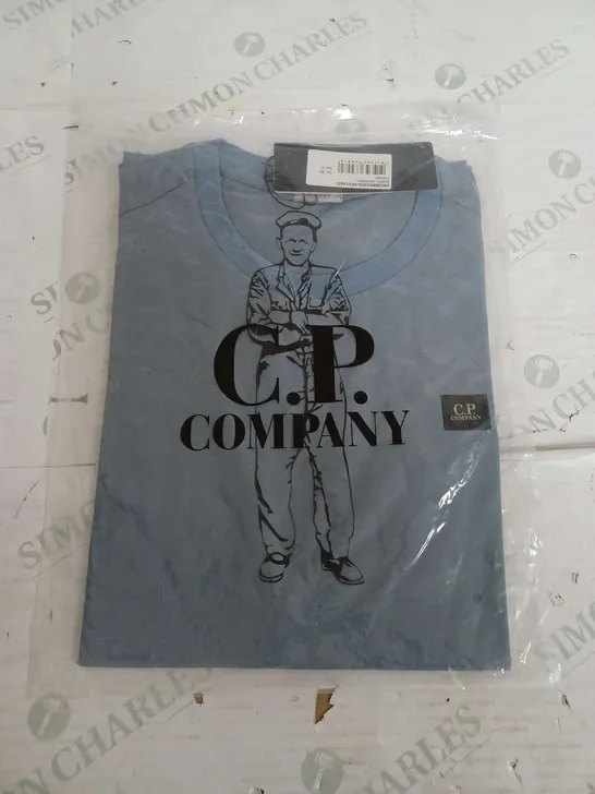 C.P COMPANY BLUE T-SHIRT - XL