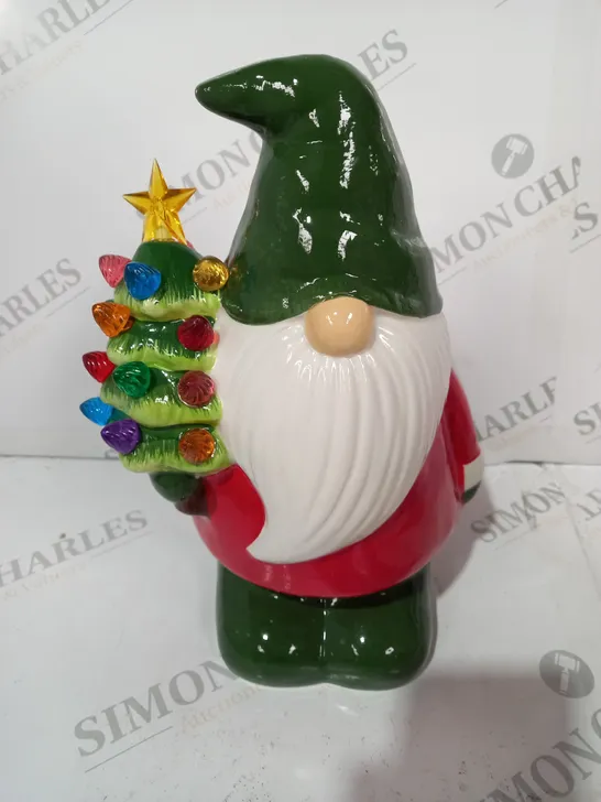 MR CHRISTMAS 10" NOSTALGIC LIGHT UP GNOME