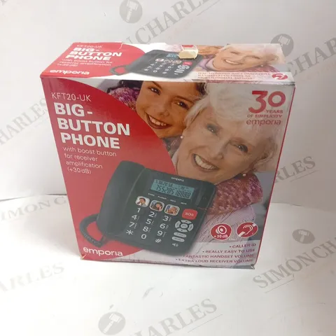 BOXED BIG BUTTON PHONE KFT20-UK