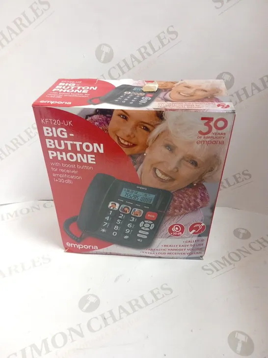 BOXED BIG BUTTON PHONE KFT20-UK