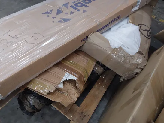 PALLET OF ASSORTED BOXED FURNITURE PARTS