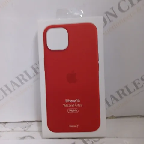 BOXED SEALED APPLE IPHONE 13 MAGSAFE SILICONE CASE IN RED 