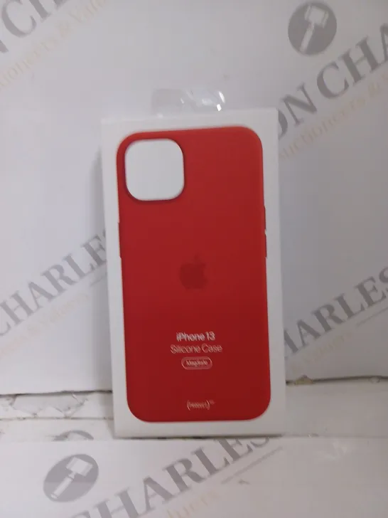 BOXED SEALED APPLE IPHONE 13 MAGSAFE SILICONE CASE IN RED 