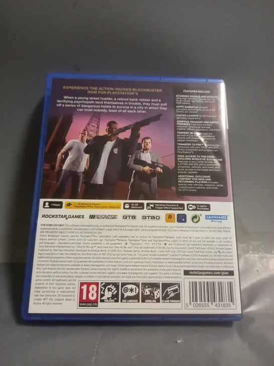 GRAND THEFT AUTO V (PS5)