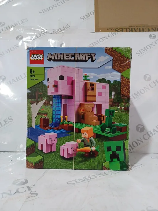 BOXED LEGO MINECRAFT 21170 THE PIG HOUSE